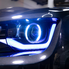 Load image into Gallery viewer, 2010-2013 Chevy Camaro RGB Color-Changing 6th Gen Style Headlights – OEM Bumper Fitment