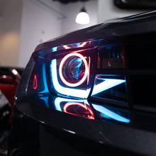 Load image into Gallery viewer, 2010-2013 Chevy Camaro RGB Color-Changing 6th Gen Style Headlights – OEM Bumper Fitment