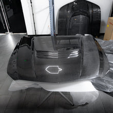Load image into Gallery viewer, 2022-2024 Cadillac CT5-V / Blackwing Type-SV Double Sided Gloss Carbon Fiber Hood