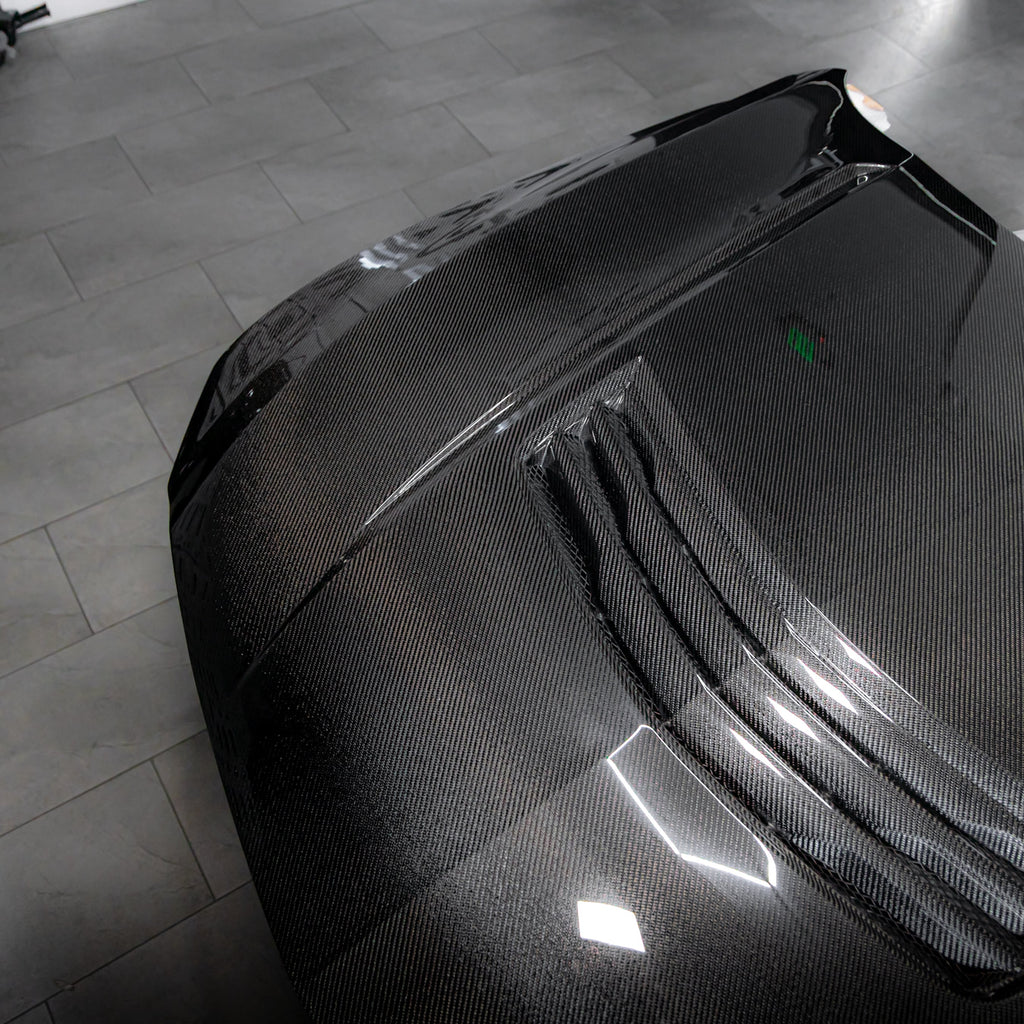 2022-2024 Cadillac CT5-V / Blackwing Type-SV Double Sided Gloss Carbon Fiber Hood