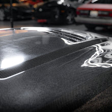 Load image into Gallery viewer, 2022-2024 Cadillac CT5-V / Blackwing Type-SV Double Sided Gloss Carbon Fiber Hood