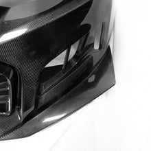 Load image into Gallery viewer, 2010-2015 Chevy Camaro Black Panther 1PC Full Gloss Carbon Fiber Track Package Front Bumper Conversion