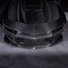 Load image into Gallery viewer, 2010-2015 Chevy Camaro Black Panther 1PC Full Gloss Carbon Fiber Track Package Front Bumper Conversion