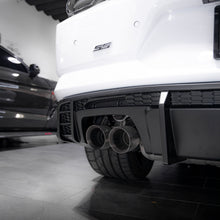 Load image into Gallery viewer, 2016-2025 Chevy Camaro Evo Style Shark Fins Rear Diffuser Quad/Single Tips SS/RS/LT &amp; ZL1 w/ Smoke Reflectors