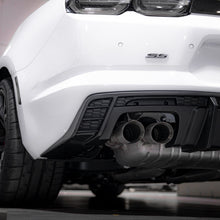 Load image into Gallery viewer, 2016-2025 Chevy Camaro Evo Style Shark Fins Rear Diffuser Quad/Single Tips SS/RS/LT &amp; ZL1 w/ Smoke Reflectors