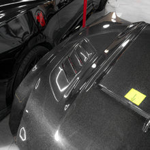 Load image into Gallery viewer, OPEN BOX 2015-2017 Ford Mustang Gloss Carbon Fiber Hood Terminator Aggressive Style