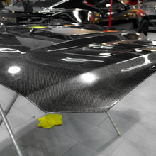 Load image into Gallery viewer, OPEN BOX 2015-2017 Ford Mustang Gloss Carbon Fiber Hood Terminator Aggressive Style
