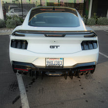 Load image into Gallery viewer, 2024+ Ford Mustang Dark Horse Rear Diffuser Gloss Black Quad Tips
