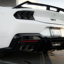 Load image into Gallery viewer, 2024+ Ford Mustang Dark Horse Rear Diffuser Gloss Black Quad Tips