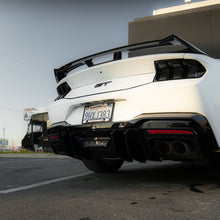 Load image into Gallery viewer, 2024+ Ford Mustang Dark Horse Rear Diffuser Gloss Black Quad Tips