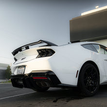 Load image into Gallery viewer, 2024+ Ford Mustang Dark Horse Rear Diffuser Gloss Black Quad Tips