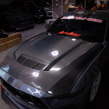 Load image into Gallery viewer, 2024+ Ford Mustang S650 Type-LM Carbon Fiber Double Sided Hood