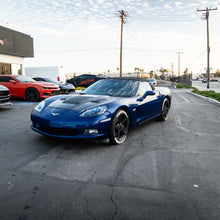 Load image into Gallery viewer, 2005-2013 Corvette C6 Projector LED Headlights C8 Style Amber Sequential Turn Signals