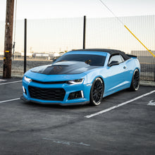 Load image into Gallery viewer, 2010-2015 Chevy Camaro ZL1 Front Bumper Conversion 7pcs Full Kit Flat BLK Body Kit