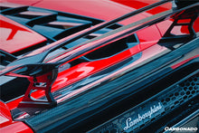 Load image into Gallery viewer, 2015-2025 Lamborghini Huracan LP610  LP580  Evo  Tecnica MD Style Carbon Fiber Trunk Spoiler with Base