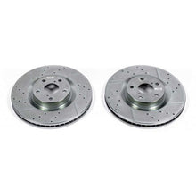 Load image into Gallery viewer, Power Stop 16-17 Lexus GS200t Front Evolution Drilled &amp; Slotted Rotors - Pair