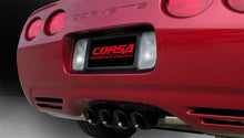 Load image into Gallery viewer, Corsa 97-04 Chevrolet Corvette (C5) 2.5in Sport Cat-Back Exhaust - 3.5in Black Tigershark Tips