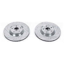 Load image into Gallery viewer, Power Stop 09-10 Lexus GS350 Front Evolution Drilled &amp; Slotted Rotors - Pair