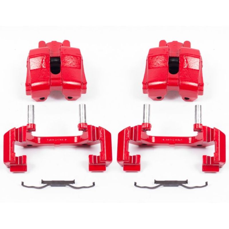 Power Stop 09-12 Ford Escape Front Red Calipers w/Brackets - Pair