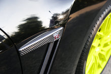 Load image into Gallery viewer, 2015-2022 Nissan GTR R35 DBA/EBA Carbon Fiber Fender Logo Cover - DarwinPRO Aerodynamics