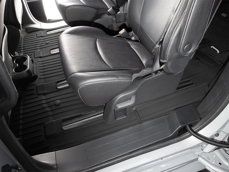 WeatherTech 21-26 Toyota Sienna 2nd Row Rear FloorLiner HP - Black