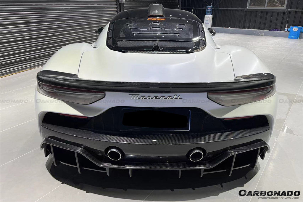 2020-2024 Maserati MC20 SVD Style Dry Carbon Fiber Trunk Spoiler Wing