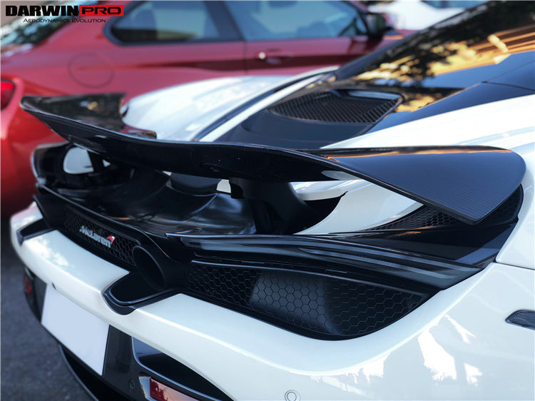 2017-2023 McLaren 720s Carbon Fiber Trunk Spoiler - DarwinPRO Aerodynamics