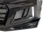 Load image into Gallery viewer, 2017-2025 Chevy Camaro ZL1 Black Panther 1PC Full Gloss Carbon Fiber Track Package Front Bumper Conversion