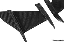 Load image into Gallery viewer, 2018-2022 BMW 8 Series G14 Convertible/G15 Coupe/G16 4DR-Gran Coupe 840/850 IMP Style Carbon Fiber Front Bumper Canards - Carbonado Aero