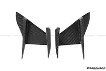 Load image into Gallery viewer, 2018-2022 BMW 8 Series G14 Convertible/G15 Coupe/G16 4DR-Gran Coupe 840/850 IMP Style Carbon Fiber Front Bumper Canards - Carbonado Aero