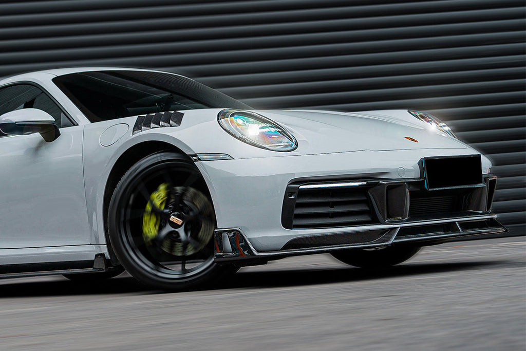 DarwinPRO 2019-2023 Porsche 911 992 Carrera S & 4 & 4S & Targa & Cabriolet BKSS Style Front Middle Lip