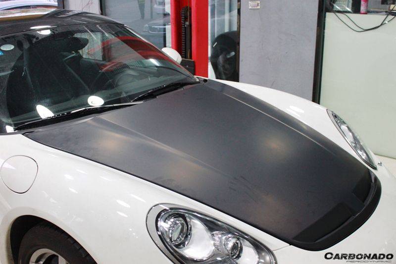 2005-2012 Porsche 987 Cayman/Boxster and 997 Carrera TA Style Hood - Carbonado Aero