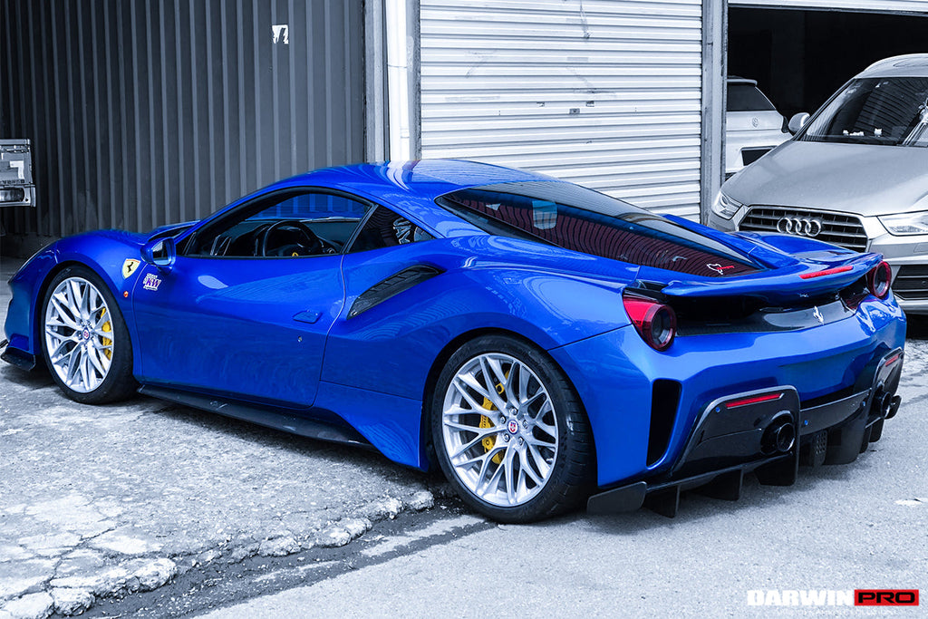 2015-2020 Ferrari 488 GTB & Spider Pista Style Side Skirts