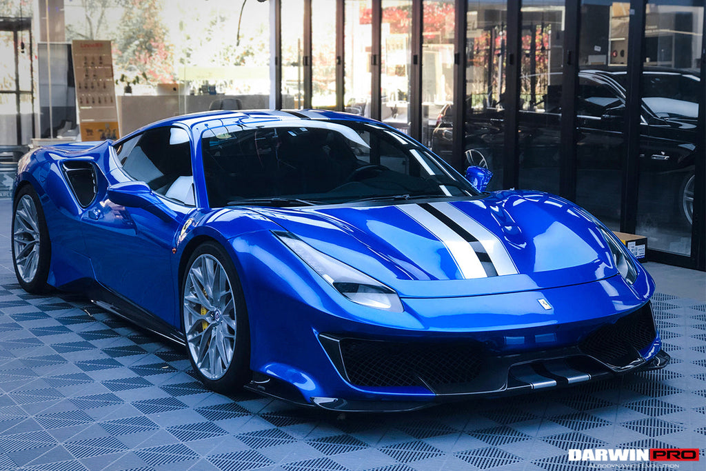 2015-2020 Ferrari 488 GTB & Spider Pista Style Side Skirts
