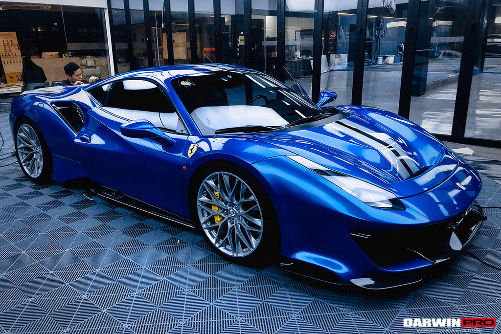 2015-2020 Ferrari 488 GTB & Spider Pista Style Side Skirts