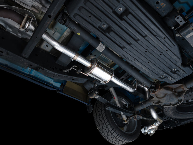 AWE 21-25 Ford F150 (14th Gen Reg Cab) Cat-Back Exhaust - 4.5in Dual Side Exit Chrome Tips