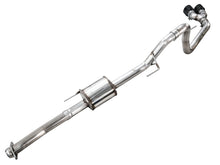 Load image into Gallery viewer, AWE 21-25 Ford F150 (14th Gen Reg Cab) Cat-Back Exhaust - 4.5in Dual Side Exit Diamond Black Tips