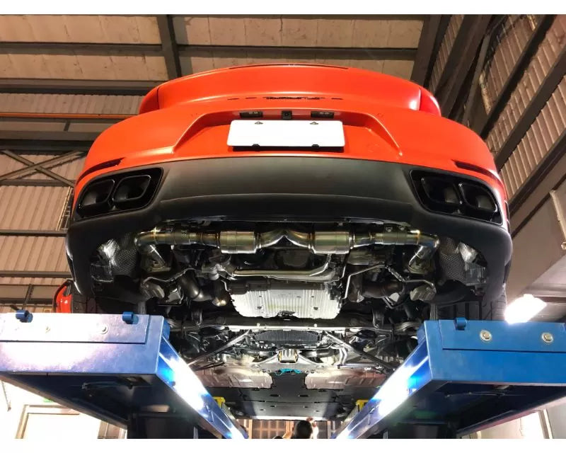 FI Exhaust Valvetronic Muffler with Standard Remote Porsche 991.1 | 991.2 Turbo | OEM Tips Compatible Version | 2013-2019