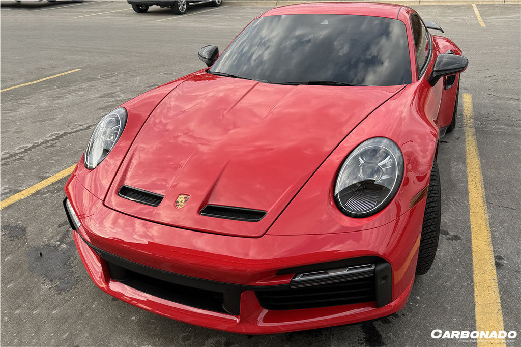 2019-2024 Porsche 911 992 Carrera & S & 4 & 4S & Targa & Turbo S GT3 Style Hood - Carbonado