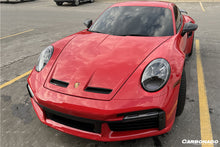 Load image into Gallery viewer, 2019-2024 Porsche 911 992 Carrera &amp; S &amp; 4 &amp; 4S &amp; Targa &amp; Turbo S GT3 Style Hood - Carbonado
