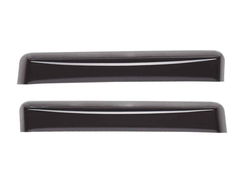 WeatherTech 04-24 Nissan Titan KingCab/Crew Cab Front & Rear Side Window Deflectors - Matte Black
