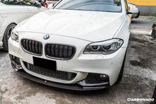 Load image into Gallery viewer, 2011-2016 BMW F10 5 Series M-Tech MP Style Carbon Fiber Front Lip - Carbonado Aero