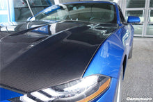 Load image into Gallery viewer, 2018-2023 Ford Mustang OEM Style Carbon Fiber Hood - Carbonado Aero