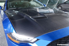 Load image into Gallery viewer, 2018-2023 Ford Mustang OEM Style Carbon Fiber Hood - Carbonado Aero