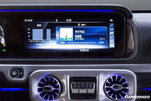 Load image into Gallery viewer, 2019-2022 Mercedes Benz W464 G550 &amp; G63AMG G-Class Dry Carbon Fiber Screen Surround Panel Replacement - Carbonado