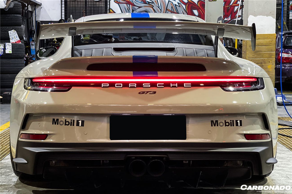 2019-2023 Porsche 911 992 Carrera/S/4/4S/Targa/Cabriolet GT3 Style Rear Bumper - Carbonado Aero