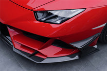 Load image into Gallery viewer, 2019-2023 Lamborghini Huracan EVO 4WD ONLY BKSS Style Carbon Front Bumper Canards - DarwinPRO Aerodynamics