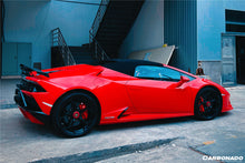 Load image into Gallery viewer, 2015-2025 Lamborghini Huracan LP610  LP580  Evo  Tecnica MD Style Carbon Fiber Trunk Spoiler with Base