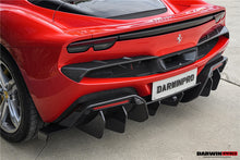 Load image into Gallery viewer, DarwinPRO 2022-2025 Ferrari 296 GTB &amp; GTS Type F171 iMP Style Carbon Fiber Rear Bumper Trim