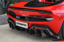 Load image into Gallery viewer, DarwinPRO 2022-2025 Ferrari 296 GTB &amp; GTS Type F171 iMP Style Carbon Fiber Rear Bumper Trim